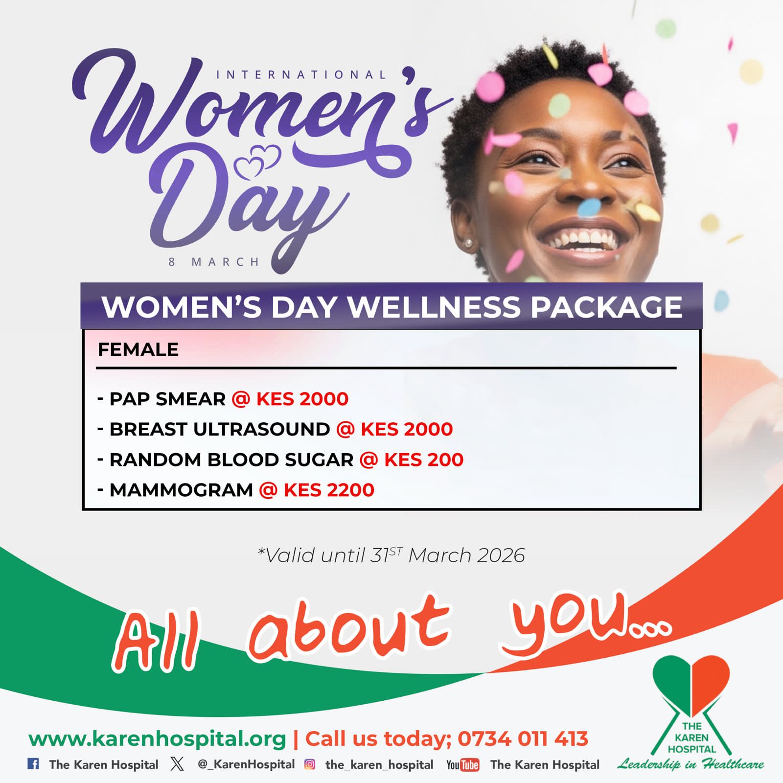 Women's Day Wellness Package